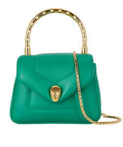 Mini Serpenti, Leather, Green, MII, DB/B, 3*